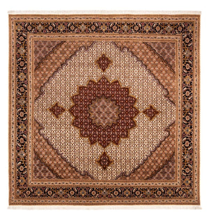 Persisk matta - Tabriz - Royal kvadrat  - 256 x 250 cm - bordeaux röd