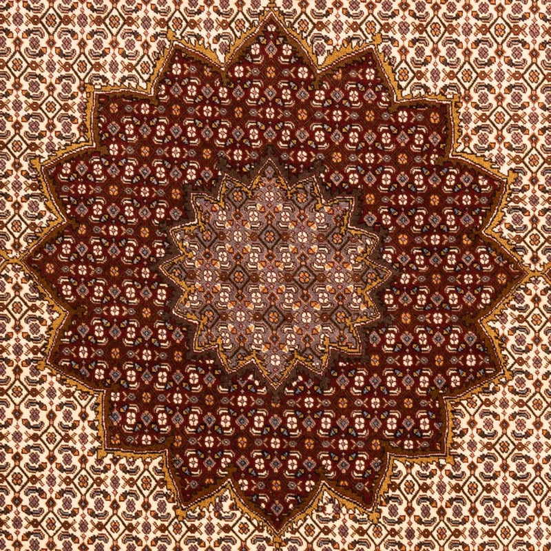Persisk matta - Tabriz - Royal kvadrat  - 256 x 250 cm - bordeaux röd