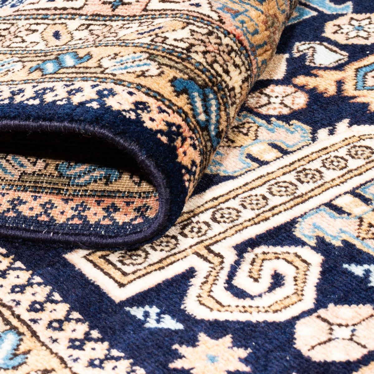 Persisk matta - Nomadic - 270 x 170 cm - mörkblå