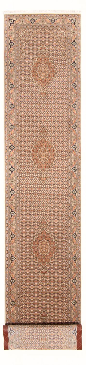 Runner Persisk matta - Tabriz - Royal - 403 x 82 cm - beige