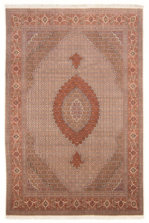 Persisk matta - Tabriz - Royal - 304 x 195 cm - mörk beige