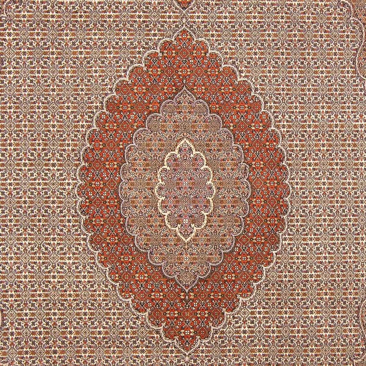 Persisk matta - Tabriz - Royal - 304 x 195 cm - mörk beige