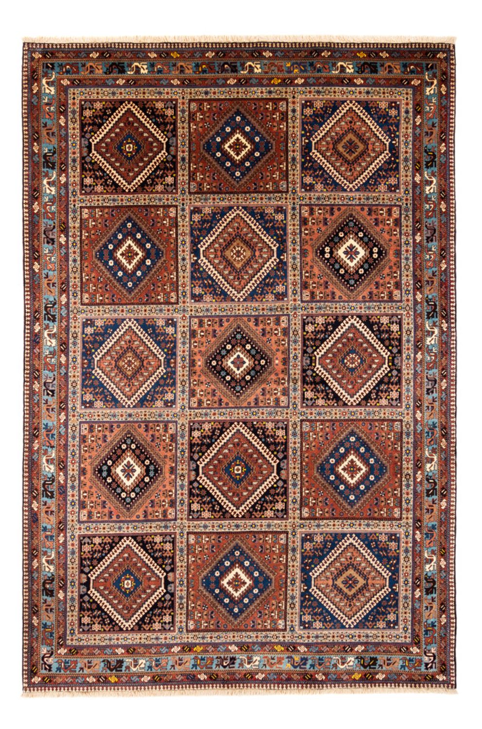 Persisk matta - Nomadic - 305 x 205 cm - mörk beige