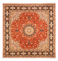 Persisk matta - Tabriz kvadrat  - 253 x 249 cm - orange