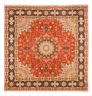 Persisk matta - Tabriz kvadrat  - 253 x 249 cm - orange