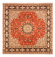 Persisk matta - Tabriz kvadrat  - 253 x 249 cm - orange