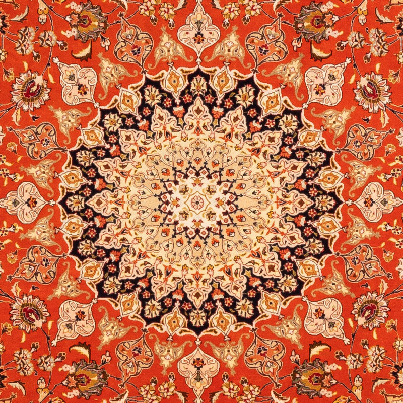 Persisk matta - Tabriz kvadrat  - 253 x 249 cm - orange