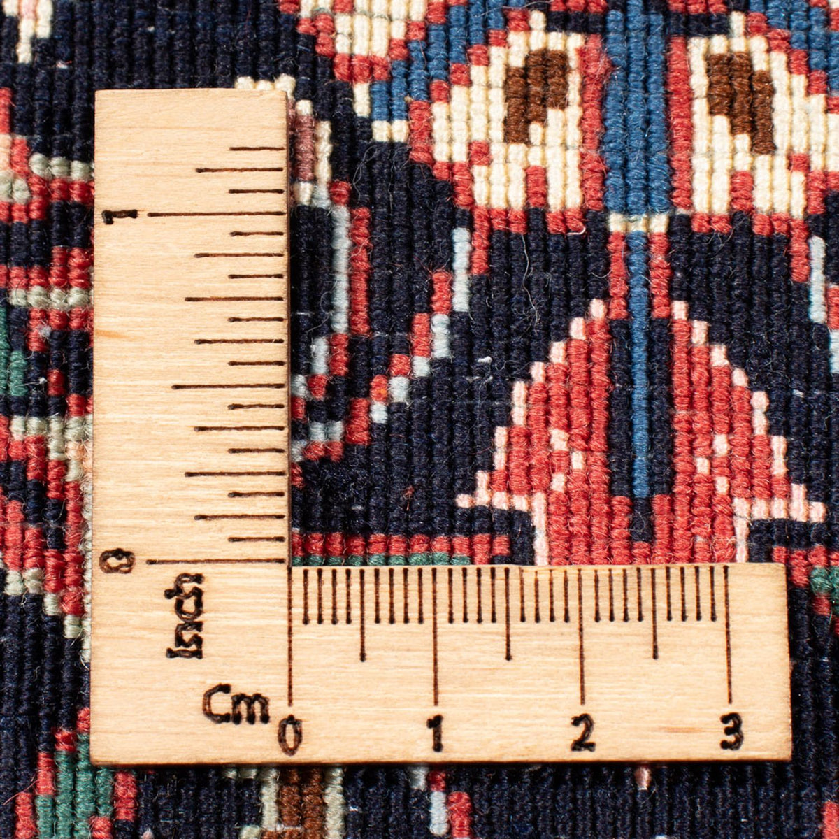 Persisk matta - Bijar - Kungliga - 292 x 200 cm - mörkblå