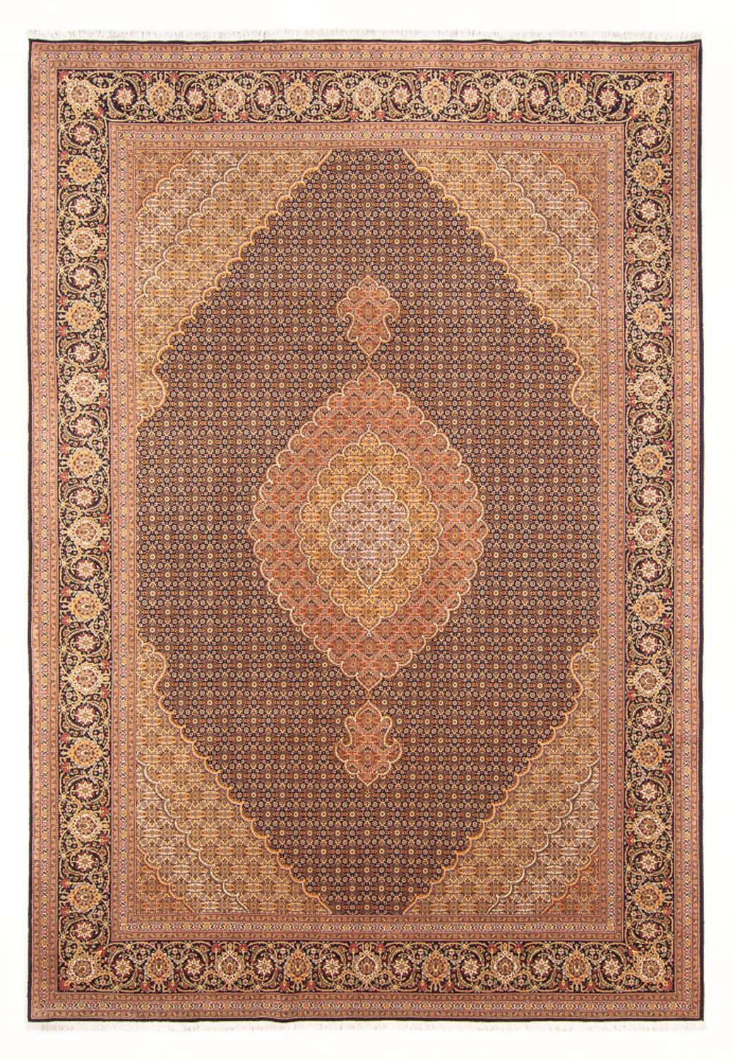 Persisk matta - Tabriz - Royal - 293 x 198 cm - orange