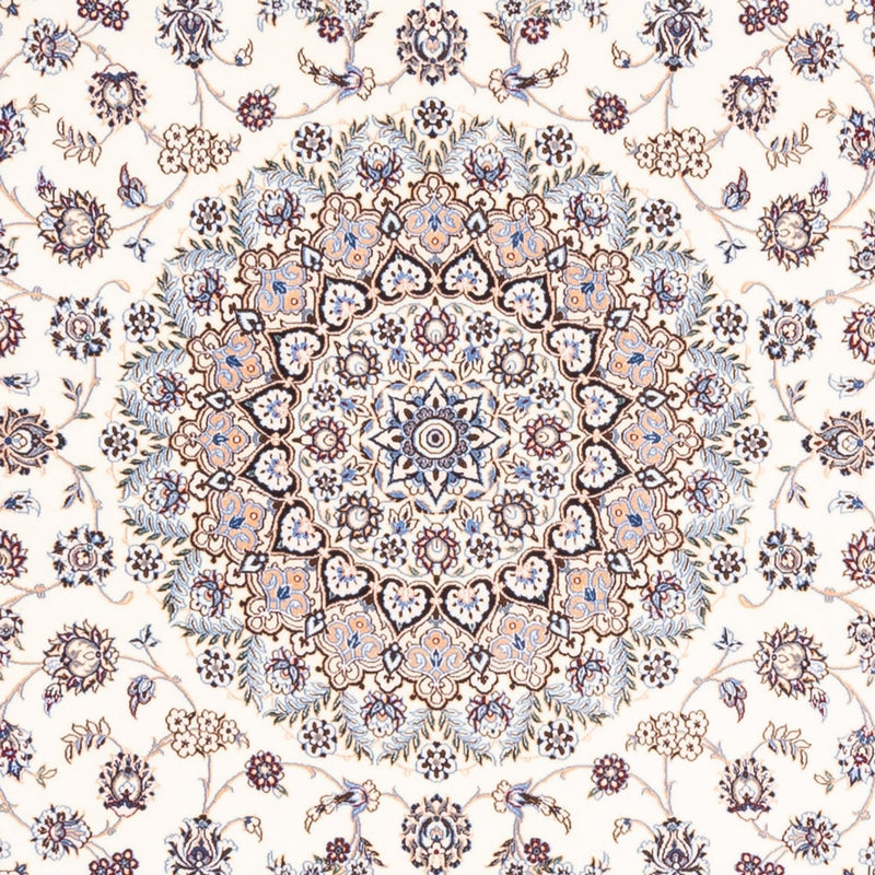 Persisk matta - Nain - Premium kvadrat  - 203 x 201 cm - grädde