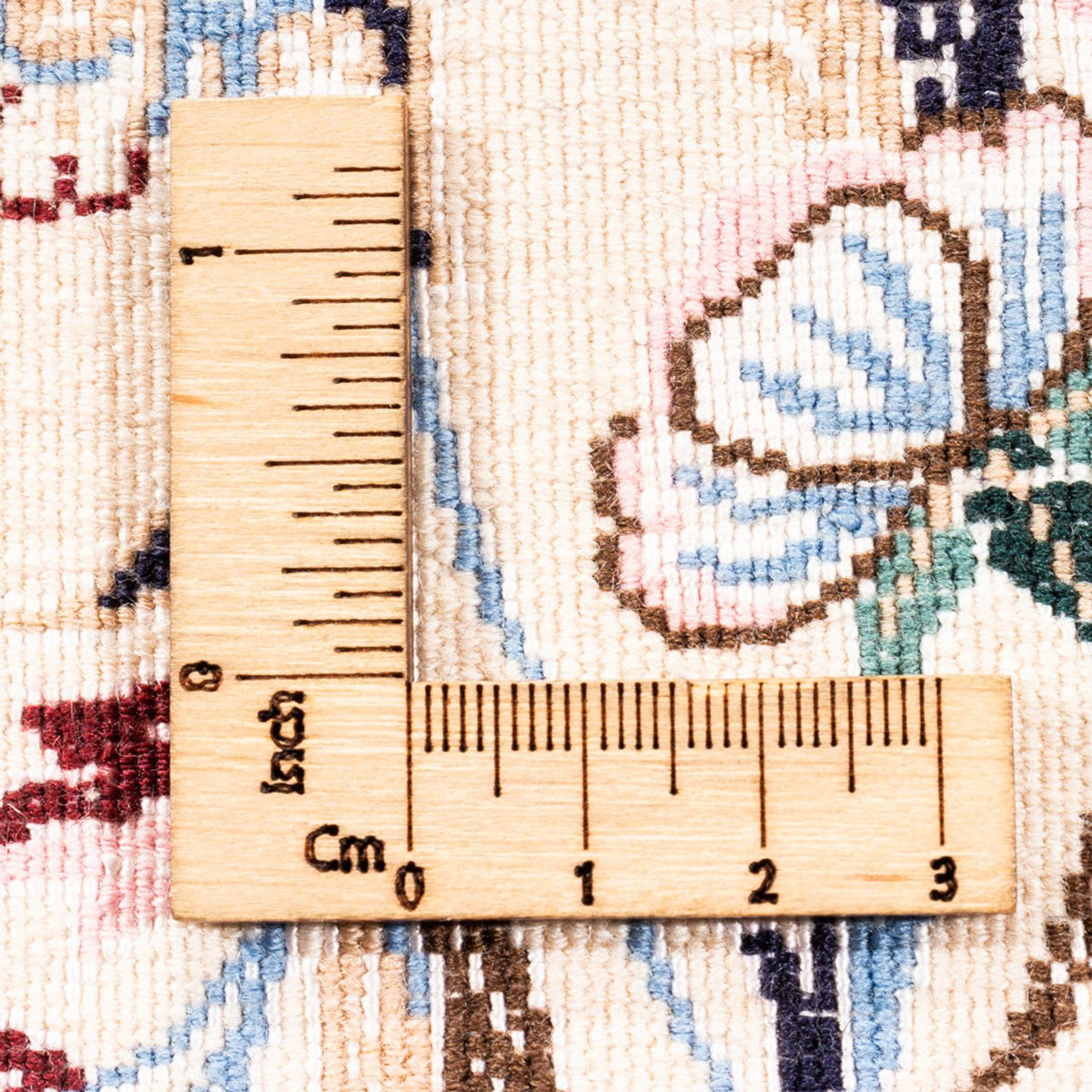 Persisk matta - Nain - Premium kvadrat  - 203 x 201 cm - grädde