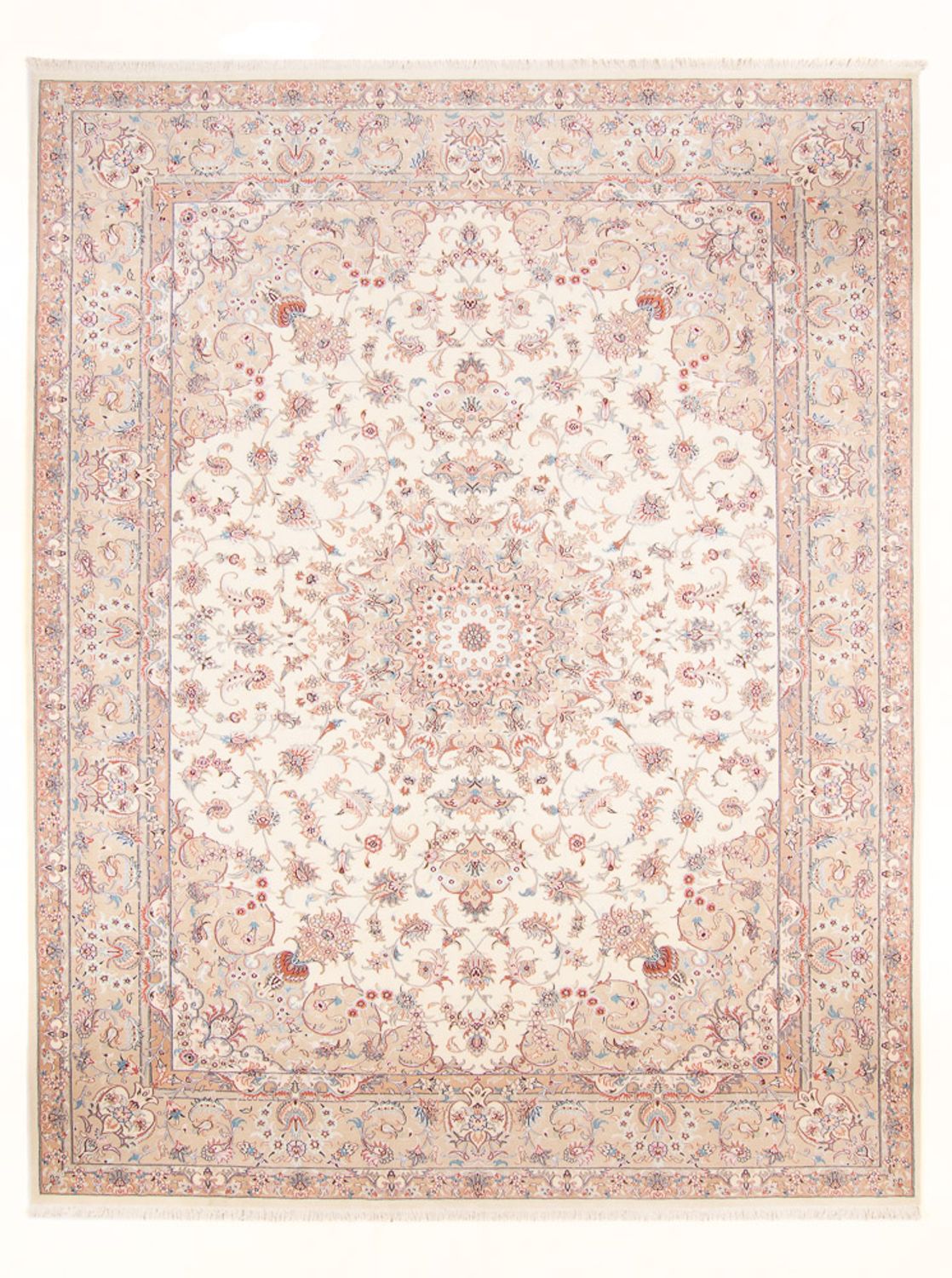 Persisk matta - Tabriz - Royal - 343 x 247 cm - grädde