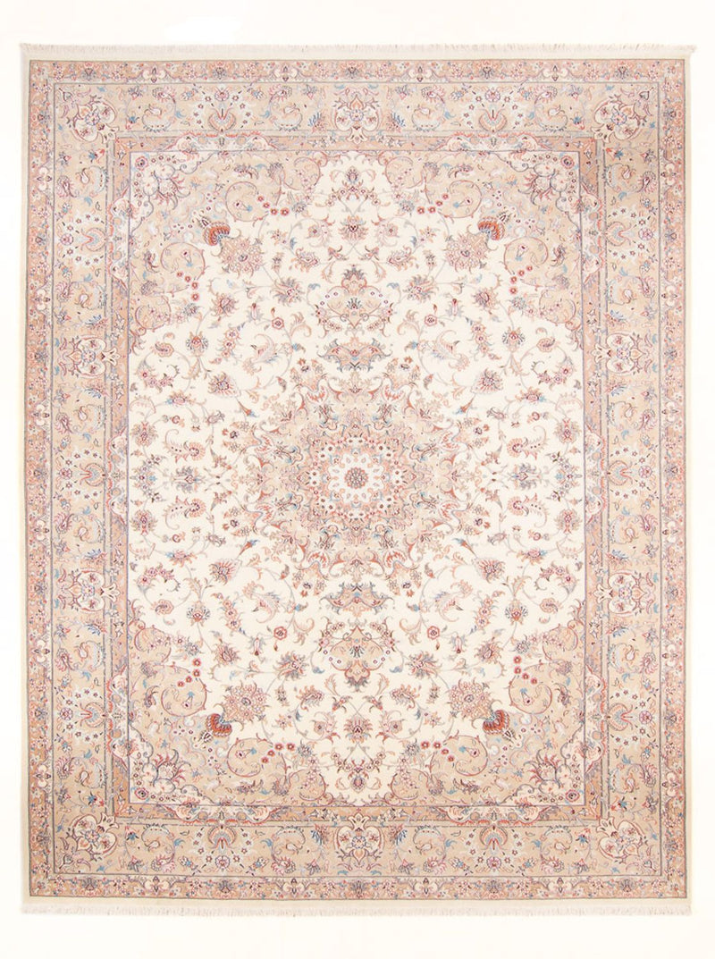 Persisk matta - Tabriz - Royal - 343 x 247 cm - grädde