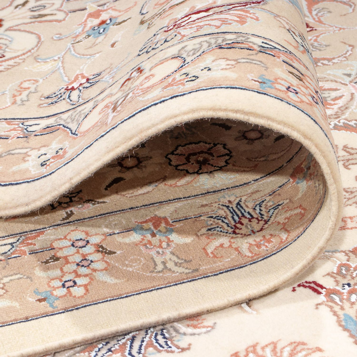 Persisk matta - Tabriz - Royal - 343 x 247 cm - grädde