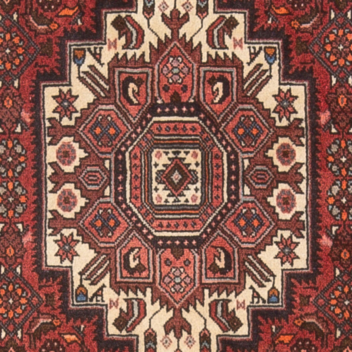 Persisk matta - Nomadic - 120 x 77 cm - grädde