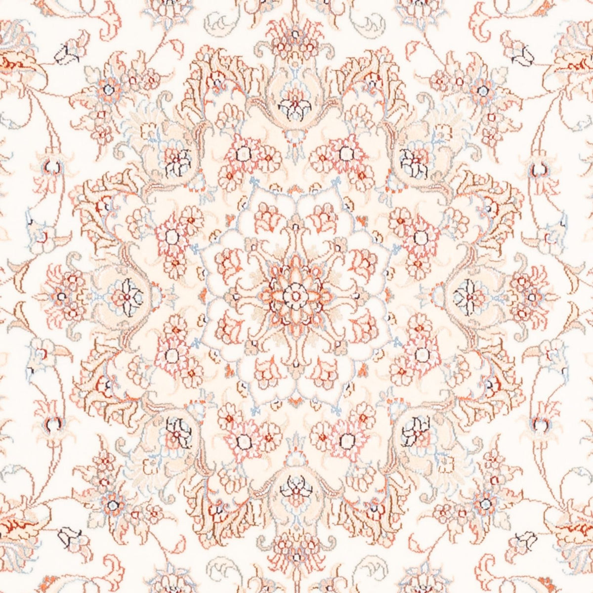 Persisk matta - Tabriz - 200 x 147 cm - grädde