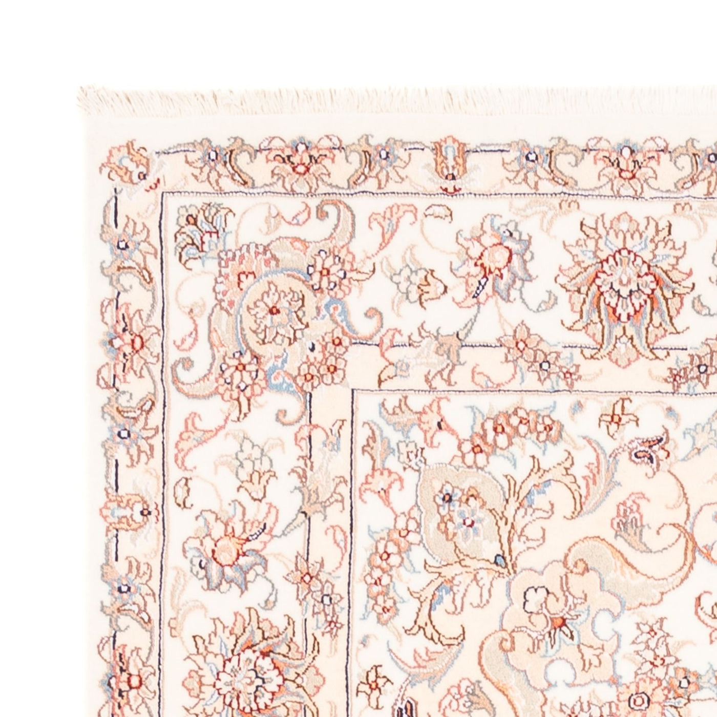 Persisk matta - Tabriz - 200 x 147 cm - grädde