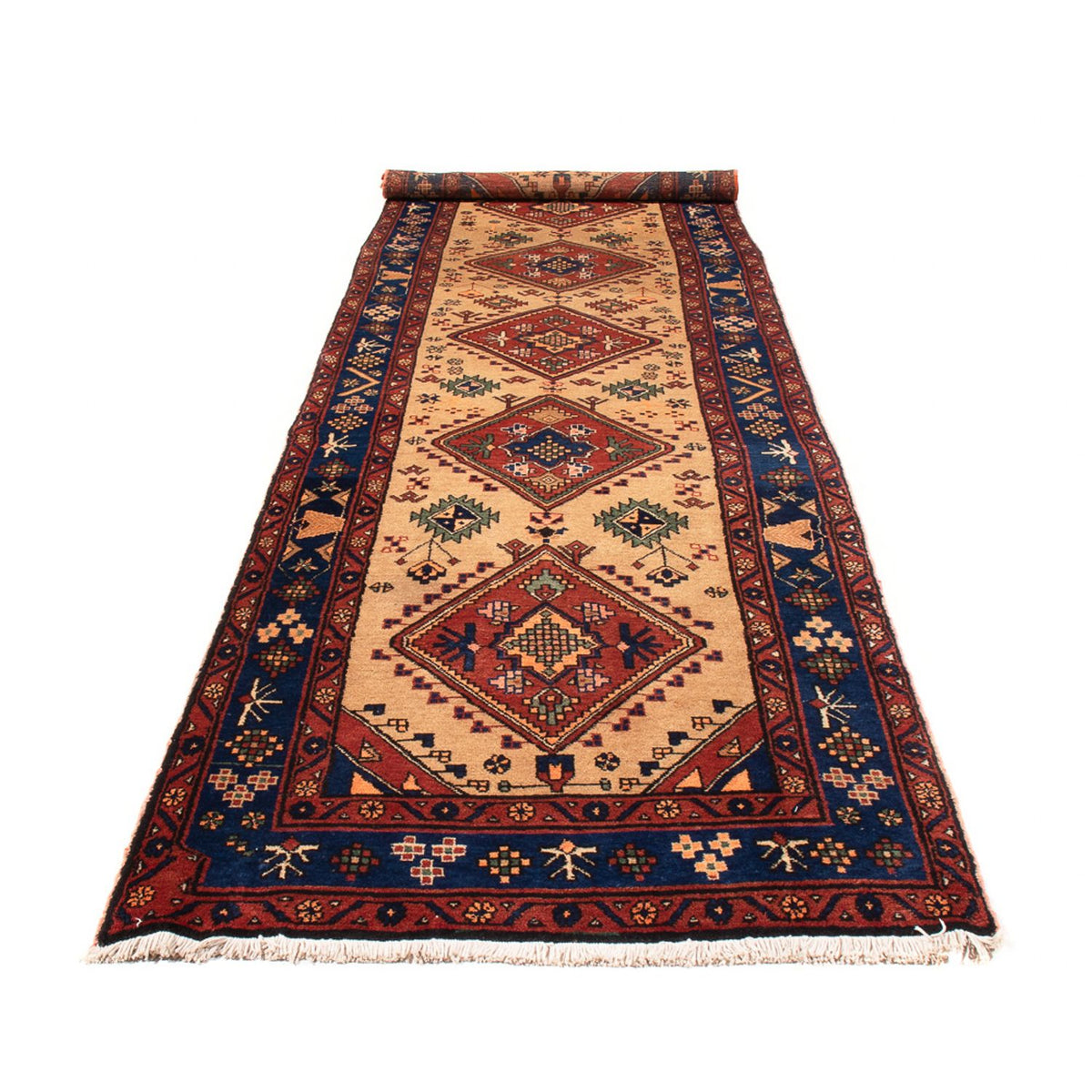 Runner Persisk matta - Nomadic - 412 x 120 cm - beige