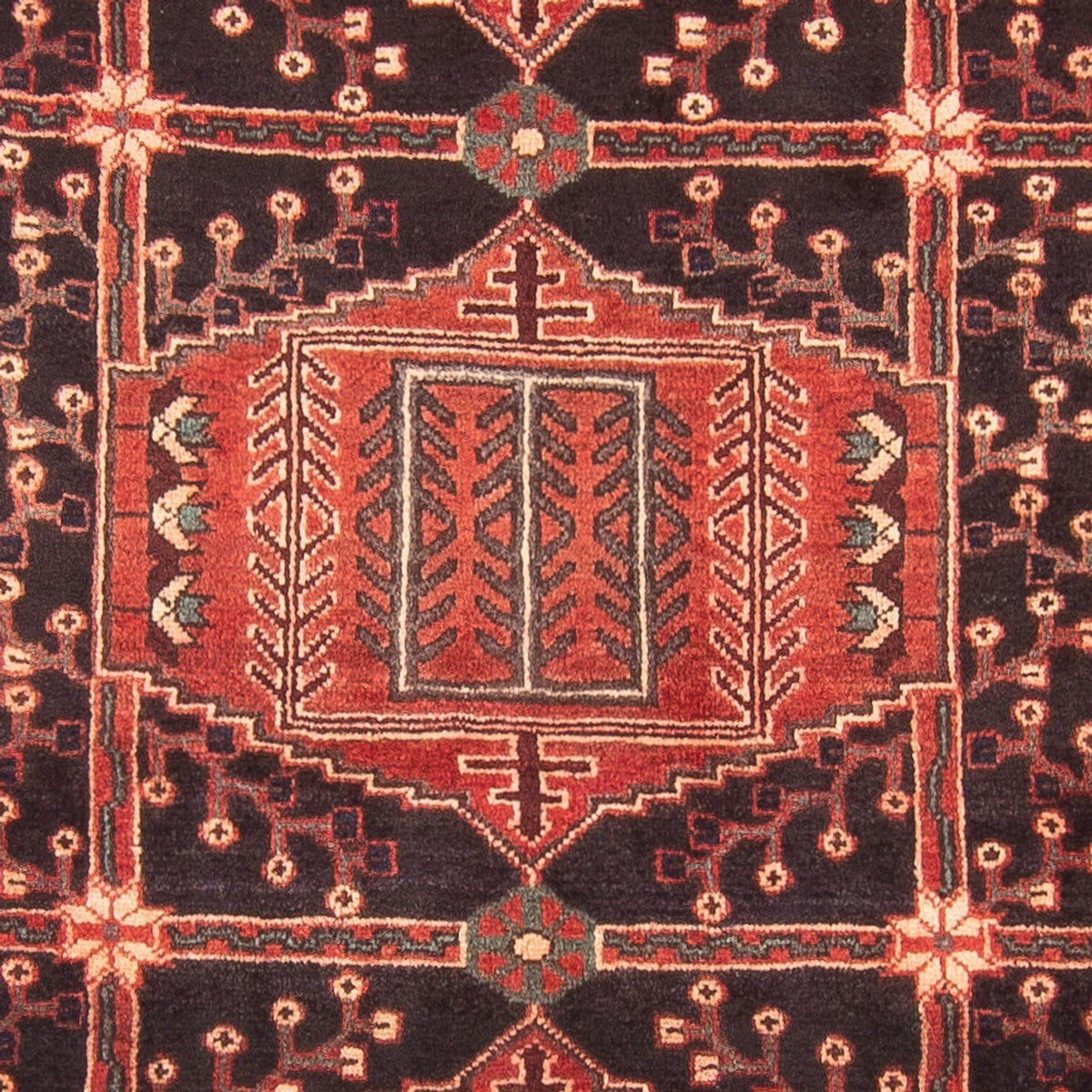 Runner Persisk matta - Nomadic - 324 x 124 cm - mörkblå