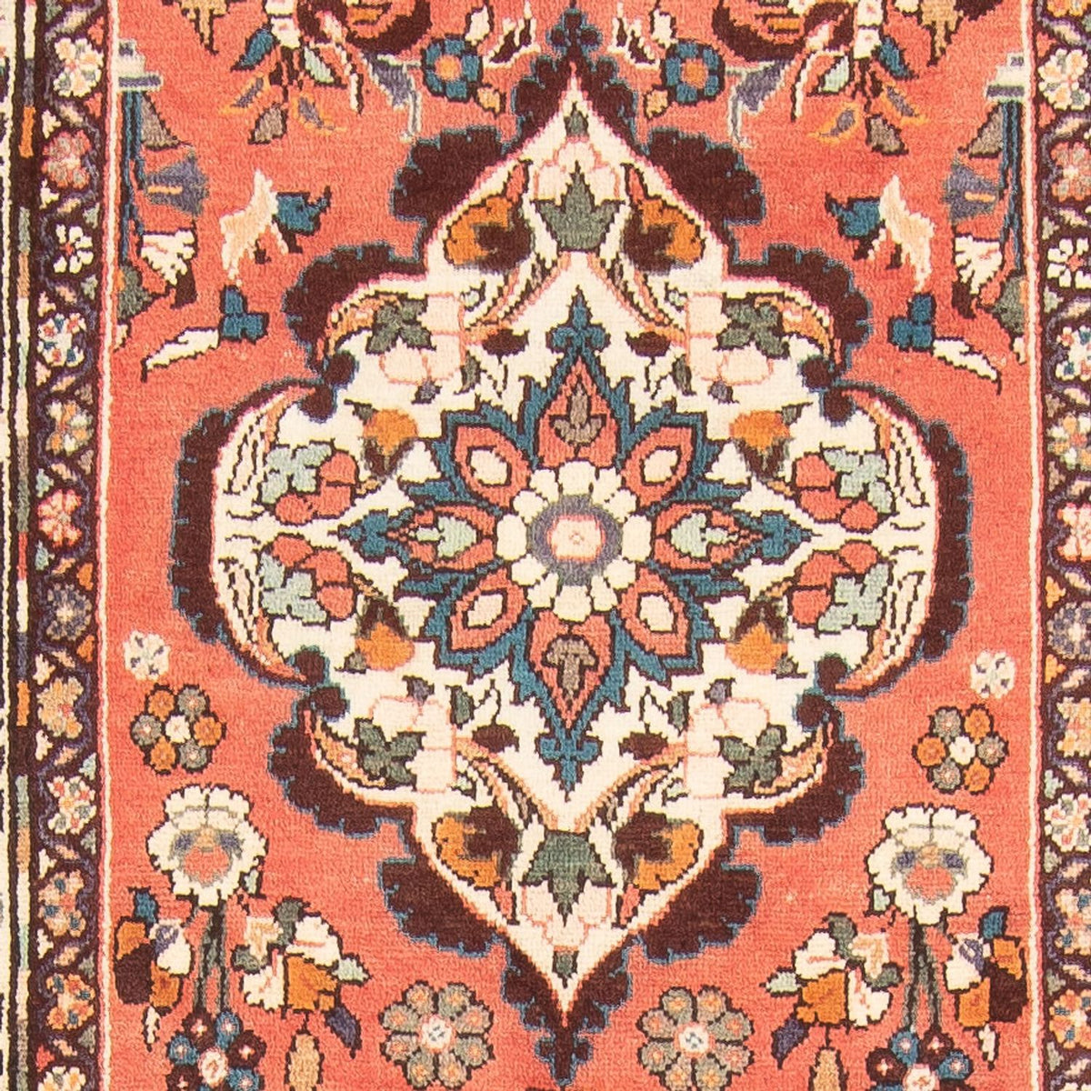 Runner Persisk matta - Nomadic - 449 x 127 cm - röd