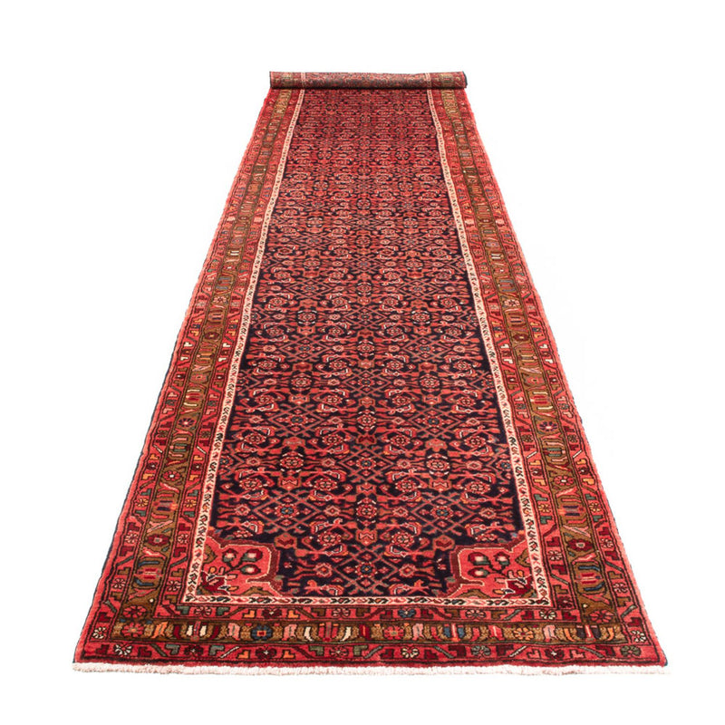 Runner Persisk matta - Nomadic - 434 x 102 cm - mörkblå