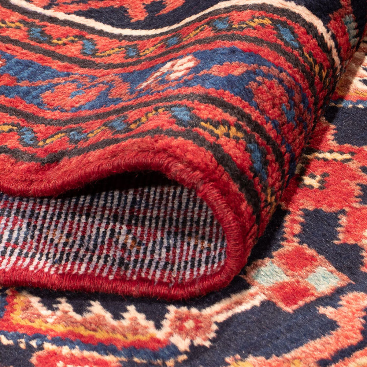 Runner Persisk matta - Nomadic - 410 x 108 cm - mörkblå