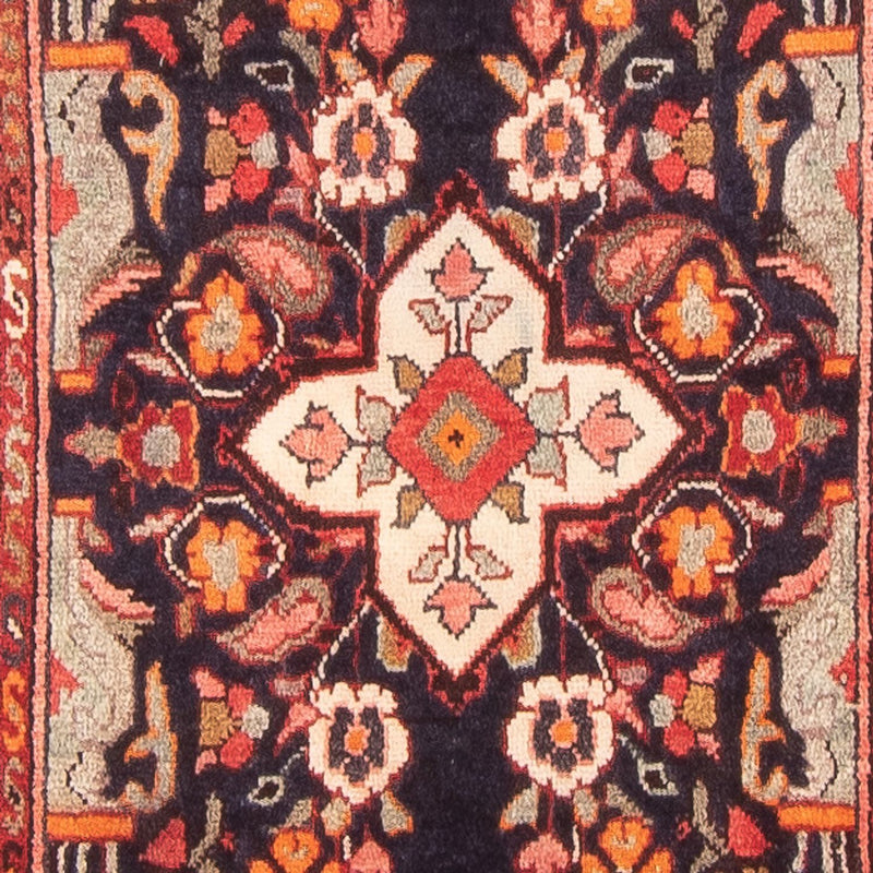 Runner Persisk matta - Nomadic - 391 x 100 cm - mörkblå