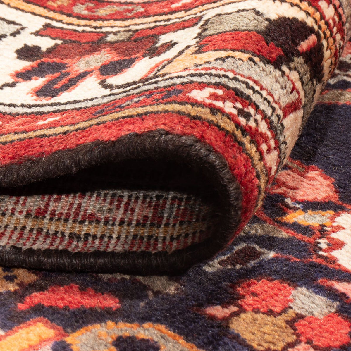 Runner Persisk matta - Nomadic - 391 x 100 cm - mörkblå