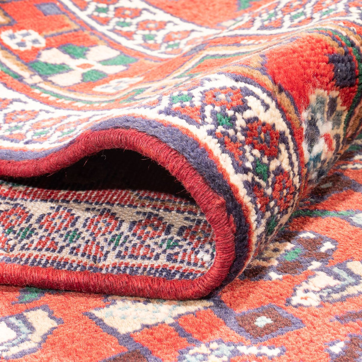 Runner Persisk matta - Nomadic - 418 x 107 cm - röd