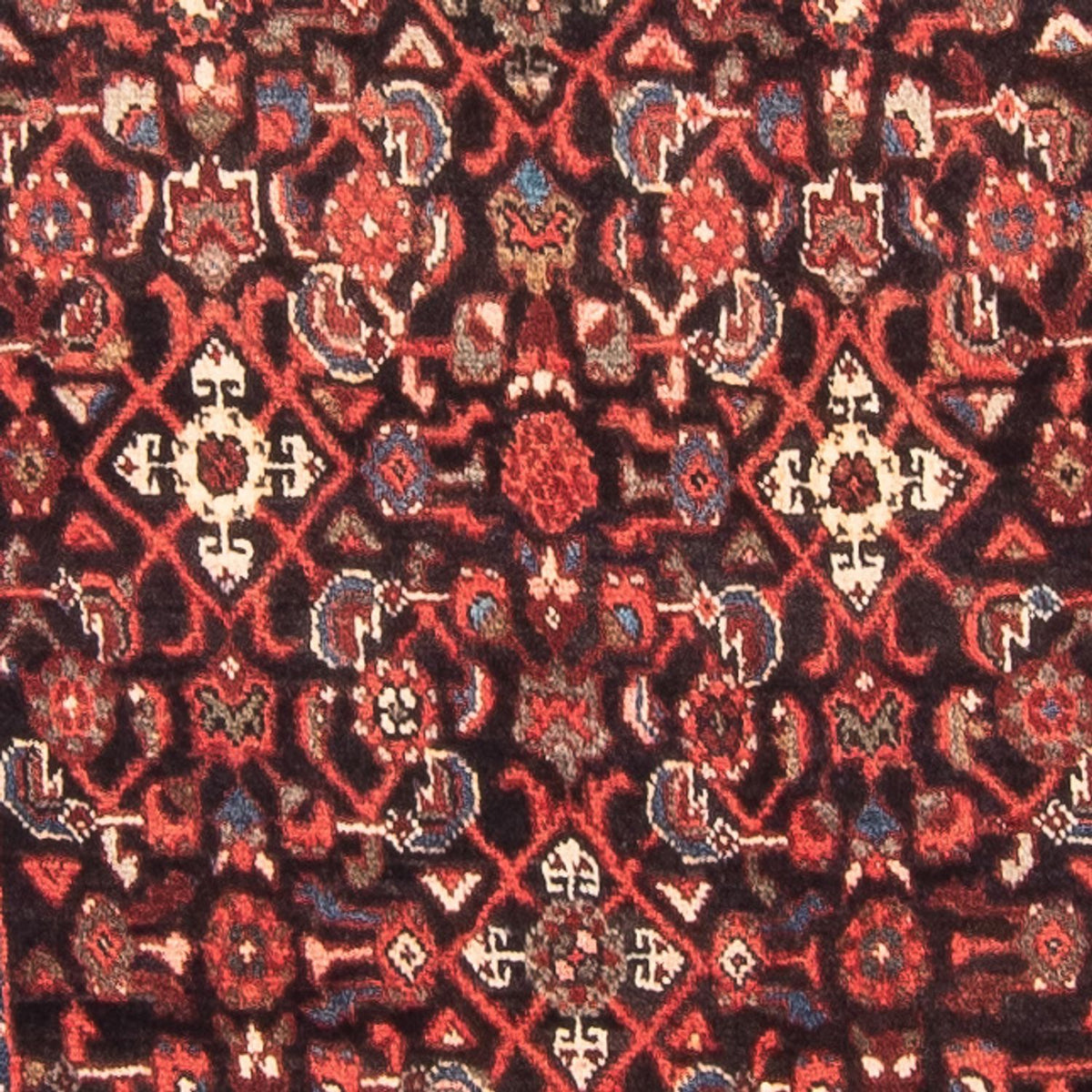 Runner Persisk matta - Nomadic - 405 x 107 cm - mörkblå