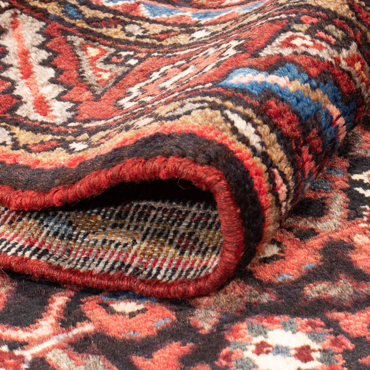 Runner Persisk matta - Nomadic - 405 x 107 cm - mörkblå