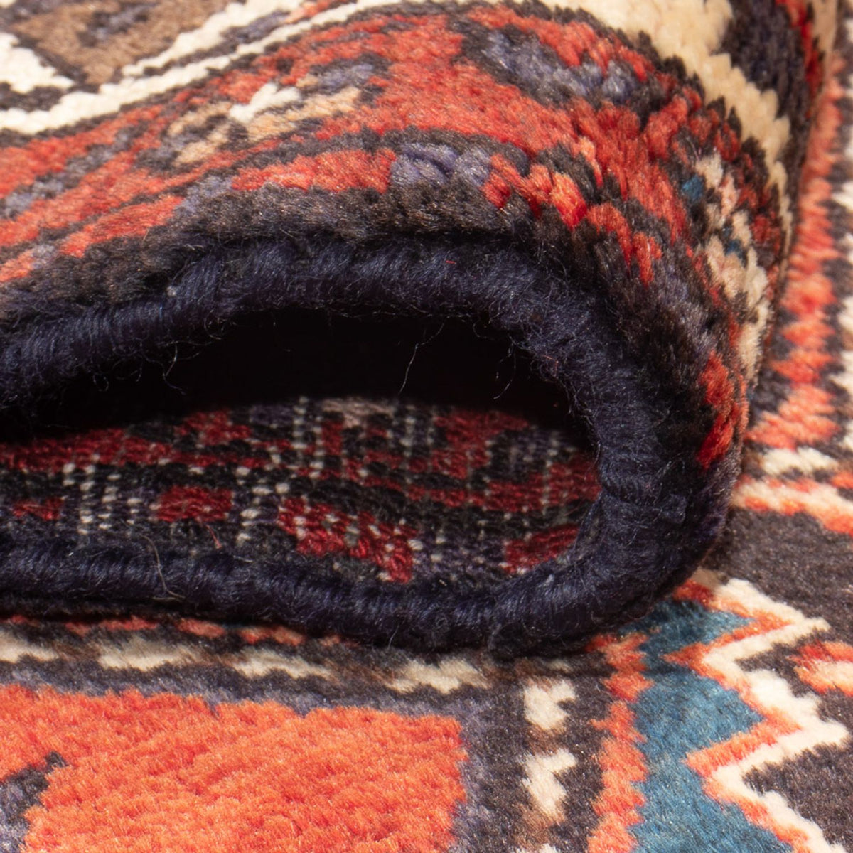 Runner Persisk matta - Nomadic - 391 x 100 cm - röd