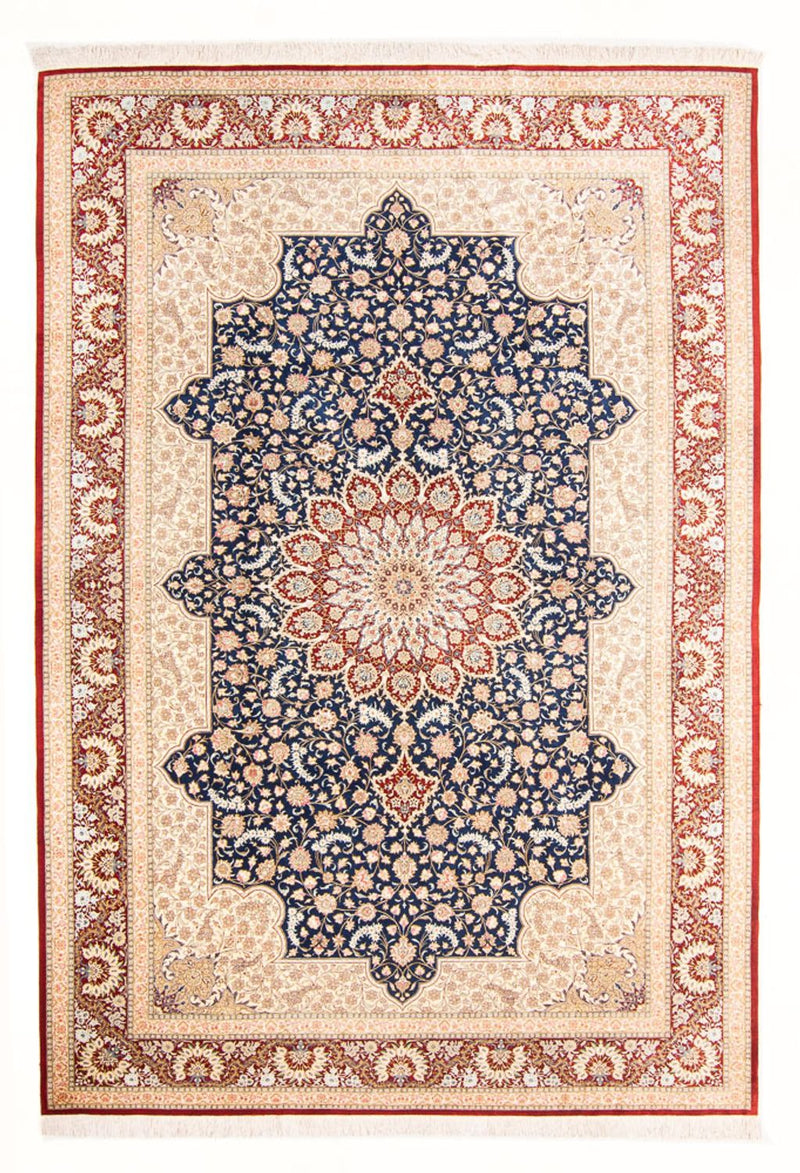 Silk Carpet - Ghom Silk - Premium - 287 x 196 cm - blå