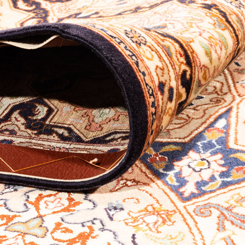 Persisk matta - Tabriz - Royal kvadrat  - 200 x 200 cm - ljusbeige