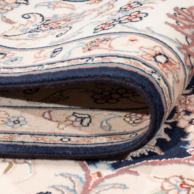 Persisk matta - Tabriz - Royal - 220 x 198 cm - mörkblå