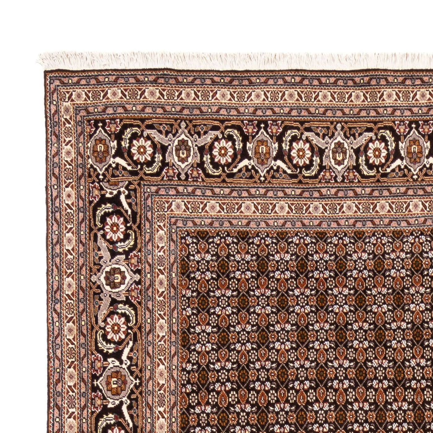 Persisk matta - Tabriz - Royal - 237 x 178 cm - mörkblå