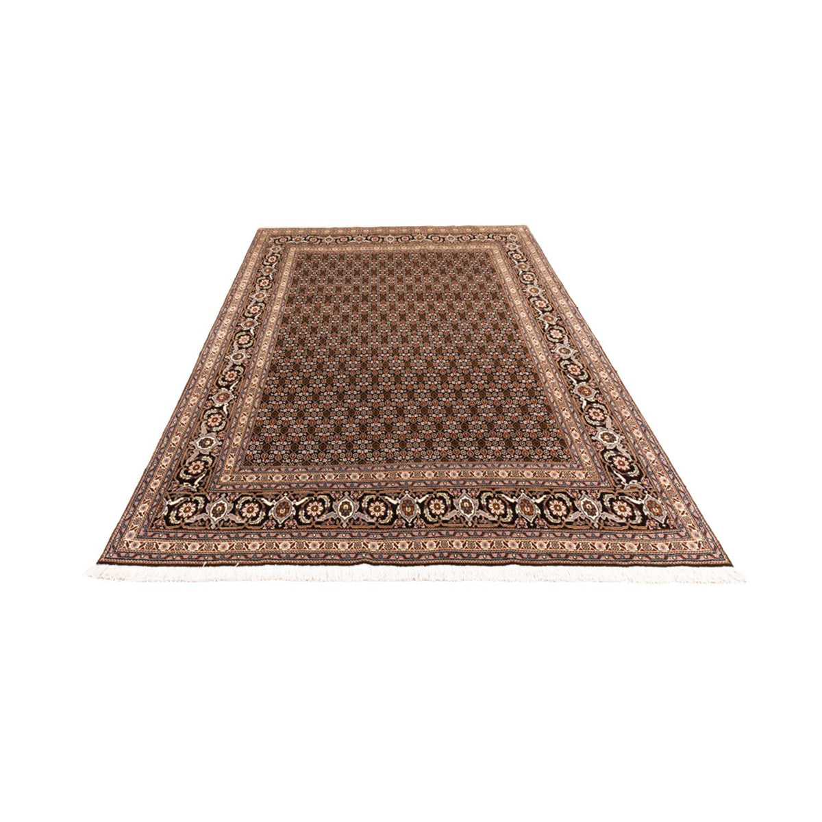 Persisk matta - Tabriz - Royal - 237 x 178 cm - mörkblå