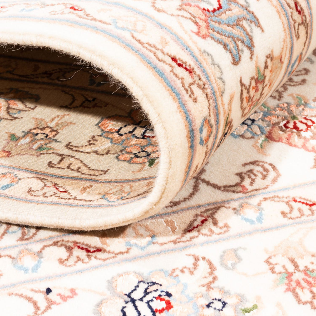 Persisk matta - Tabriz - 176 x 117 cm - grädde