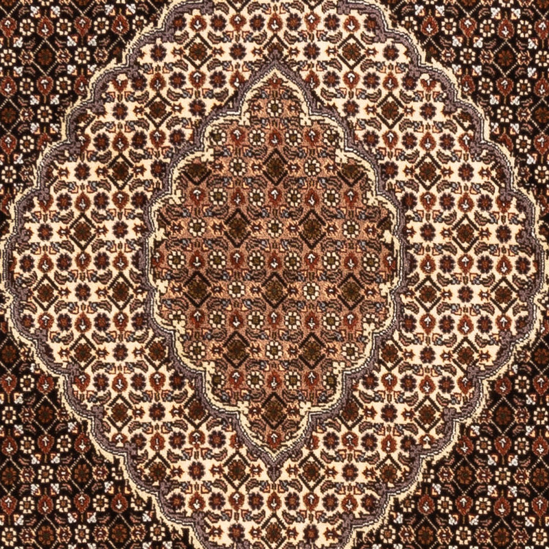 Persisk matta - Tabriz - Royal kvadrat  - 203 x 198 cm - mörk beige