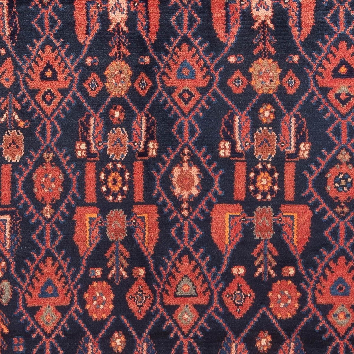 Persisk matta - Nomadic - 194 x 147 cm - mörkblå