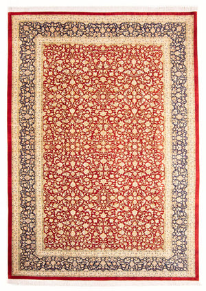 Silk Carpet - Ghom Silk - Premium - 294 x 197 cm - röd