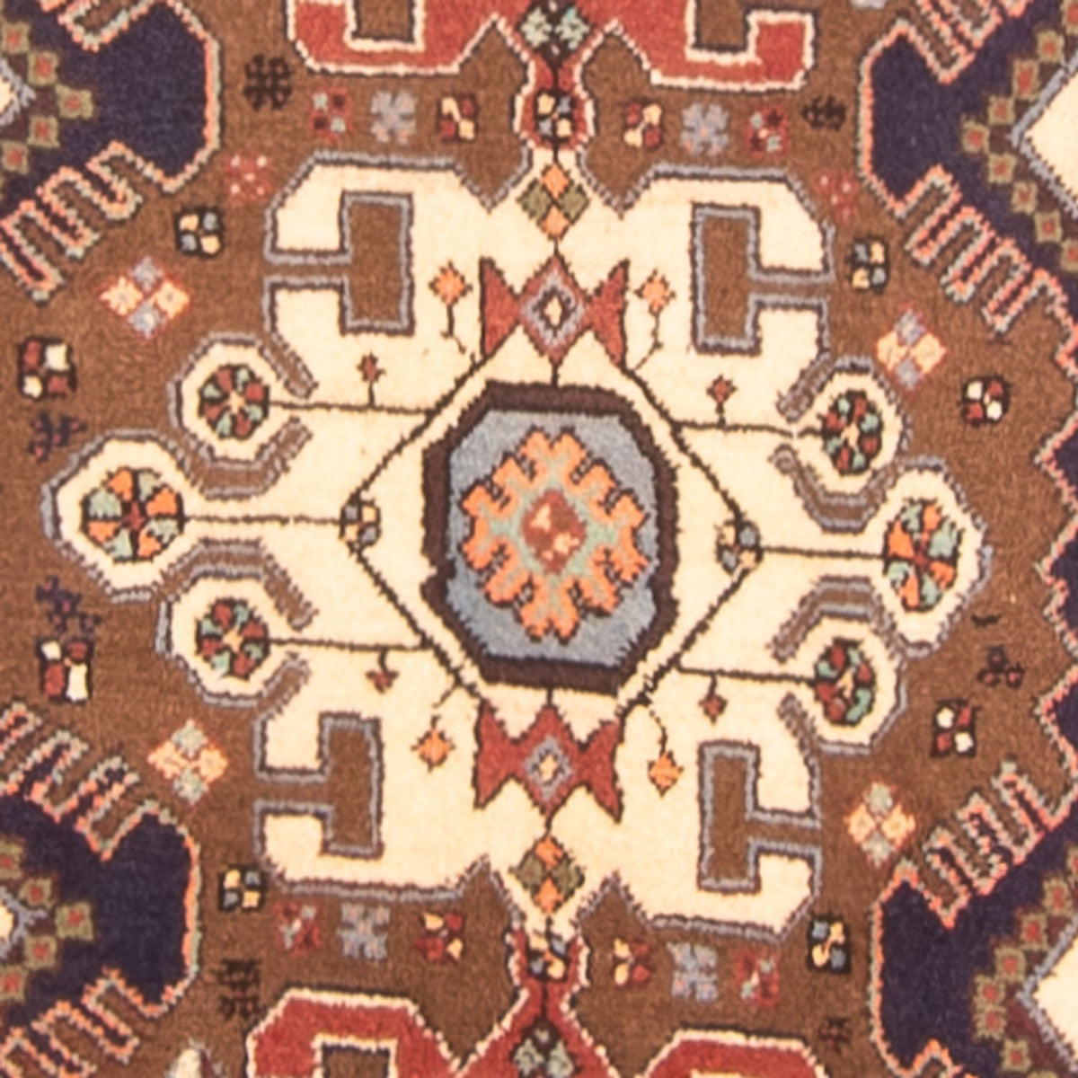 Runner Persisk matta - Nomadic - 370 x 93 cm - mörkblå