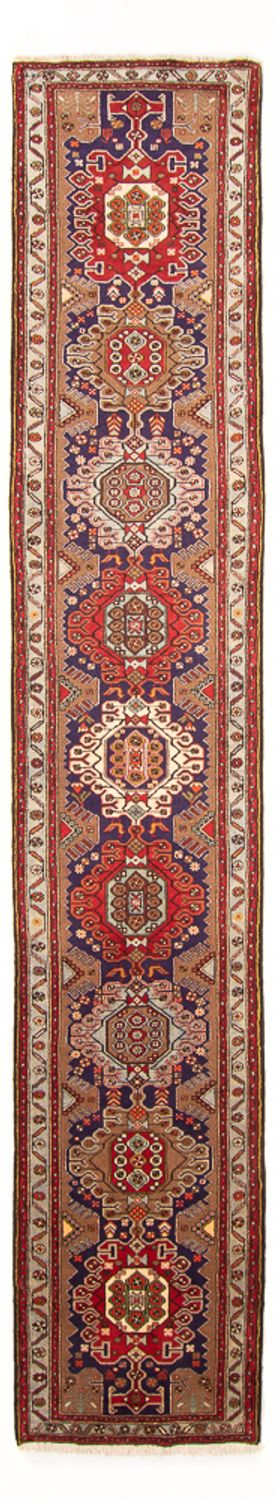 Runner Persisk matta - Nomadic - 403 x 82 cm - mörkblå