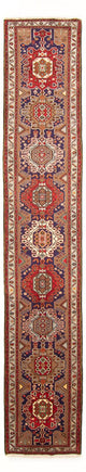 Runner Persisk matta - Nomadic - 403 x 82 cm - mörkblå