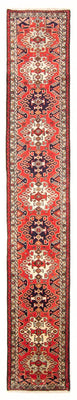 Runner Persisk matta - Nomadic - 395 x 80 cm - röd