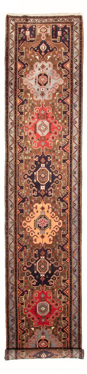 Runner Persisk matta - Nomadic - 414 x 106 cm - flerfärgad