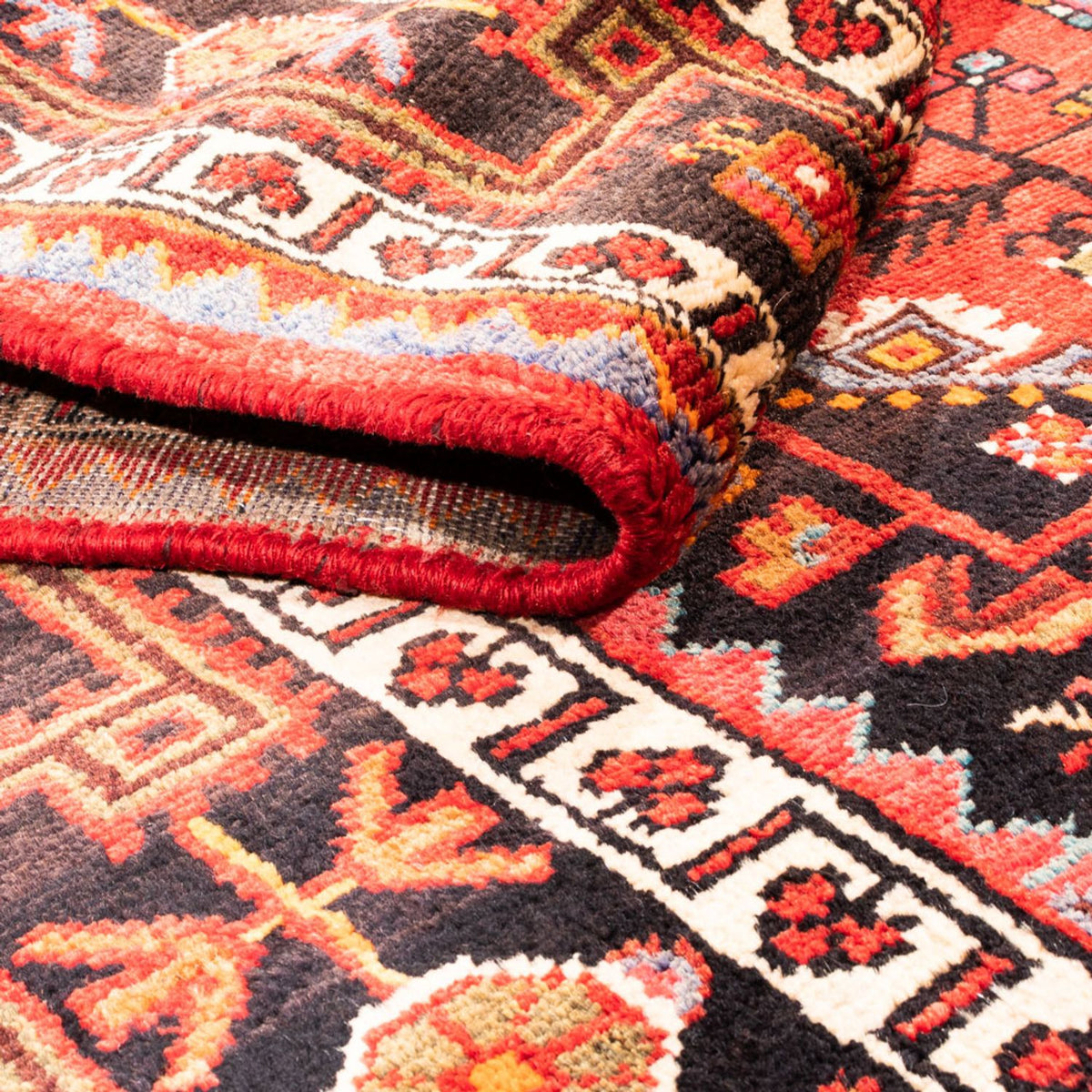 Persisk matta - Nomadic - 273 x 154 cm - mörkblå