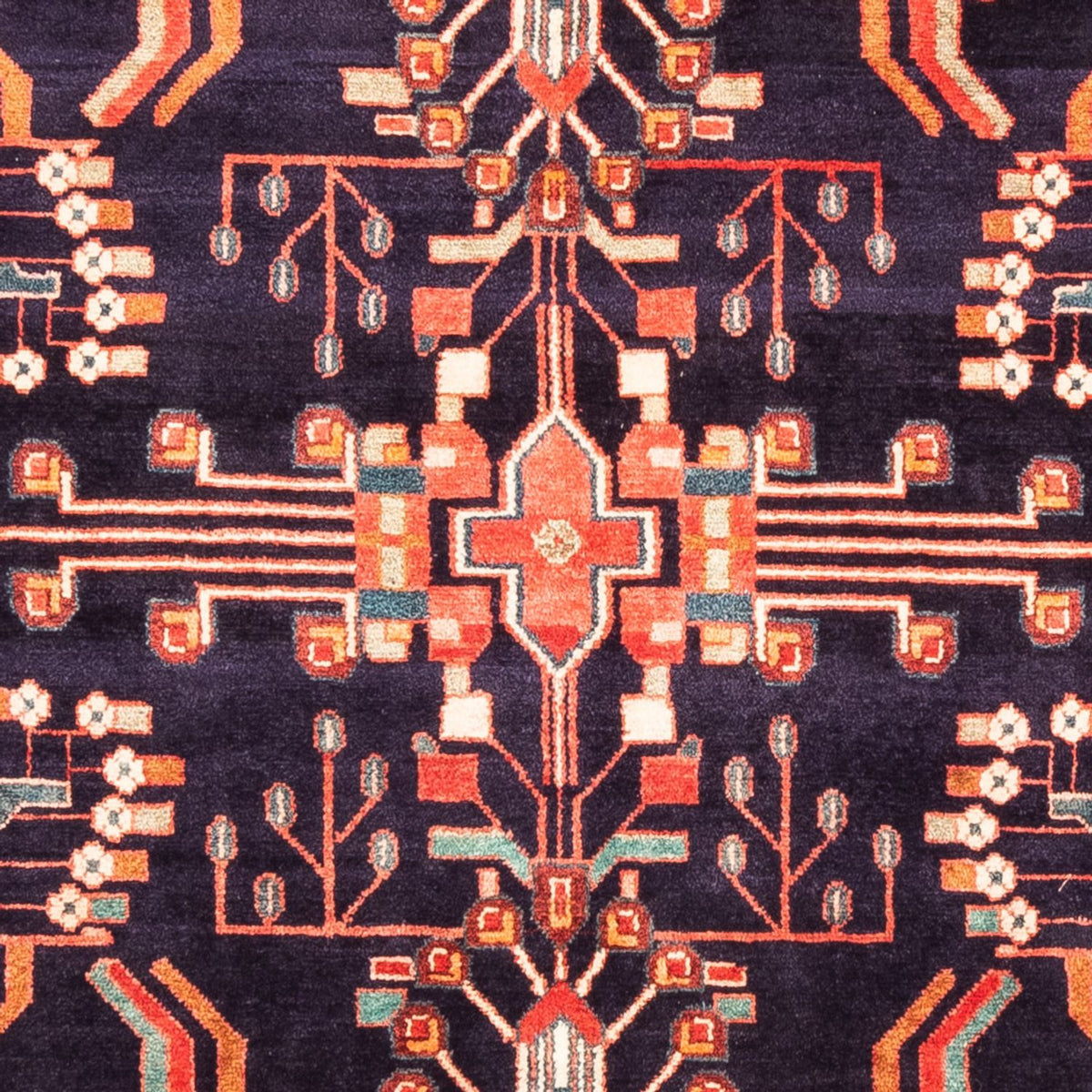 Persisk matta - Nomadic - 290 x 160 cm - mörkblå