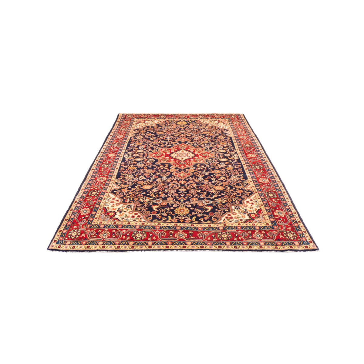 Persisk matta - Nomadic - 282 x 156 cm - mörkblå