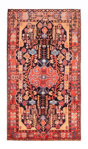 Persisk matta - Nomadic - 275 x 153 cm - mörkblå